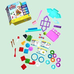Play-Doh Advent Calendar pieces & Gingerbread House Kit